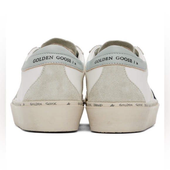 Golden Goose Hi Star Sneaker White, Gray Dawn, Ice, NIB Auth - Picture 9 of 10